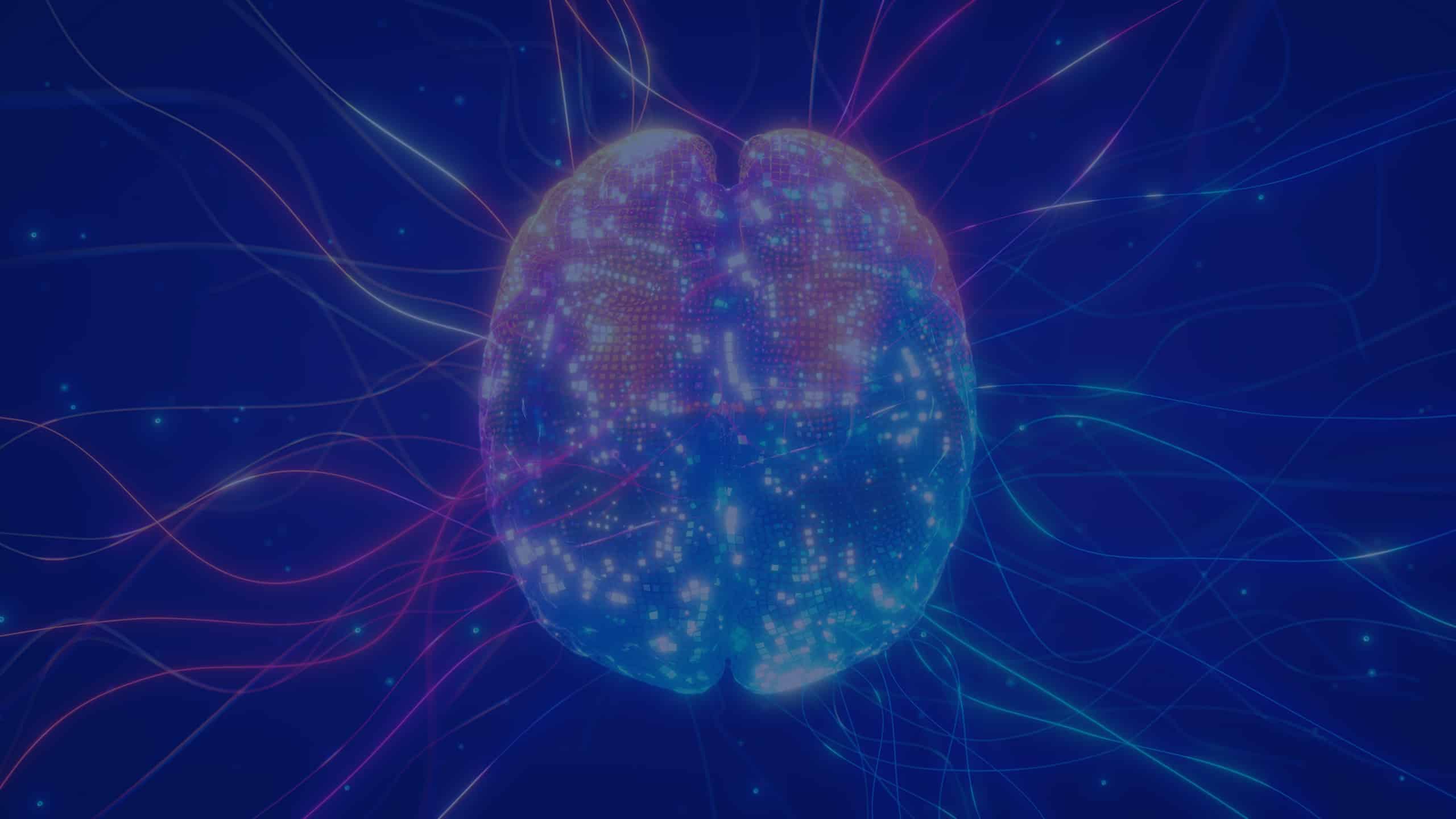 Abstract brain image